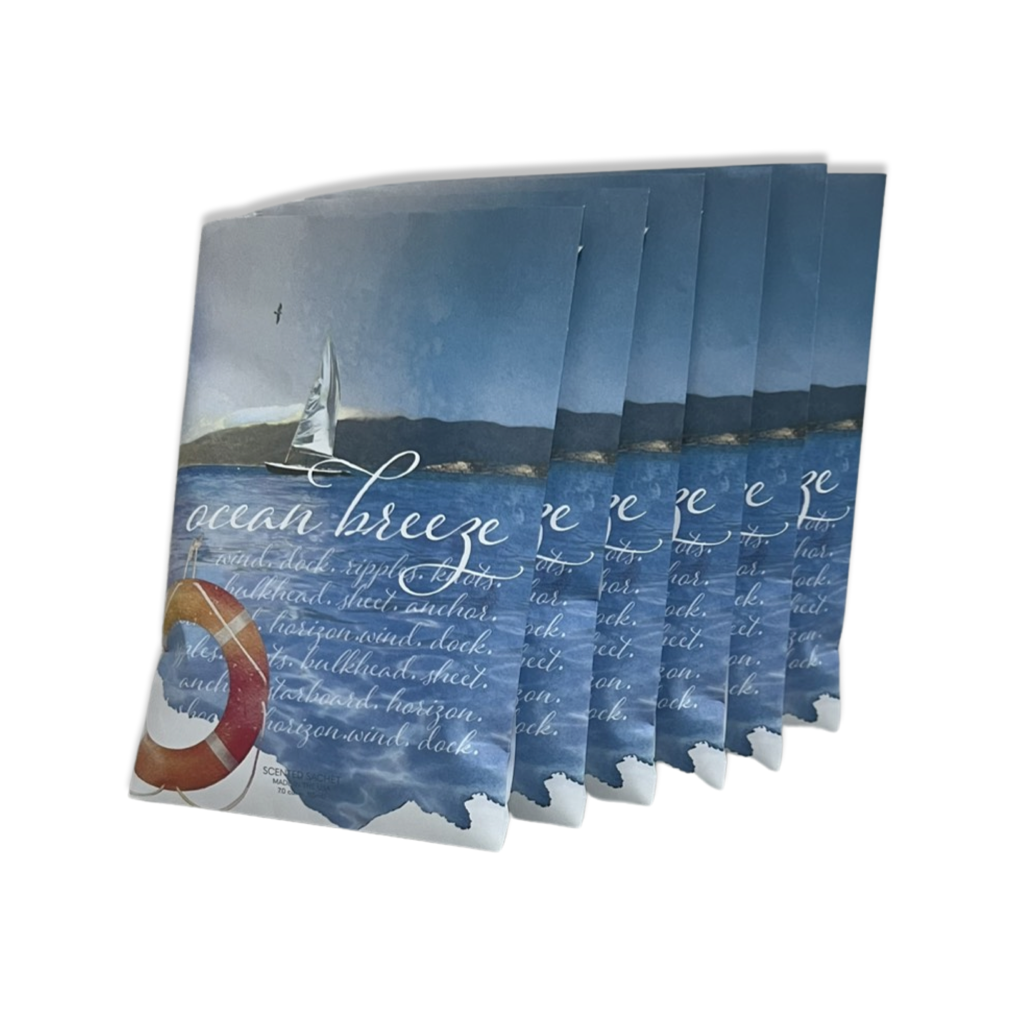 Ocean Breeze Scented Sachets - 12 Pack, Long-Lasting Home Fragrance Sachet  Bags, Large Fresh-Scented Packets, Scented Sachets for Drawer and Closet